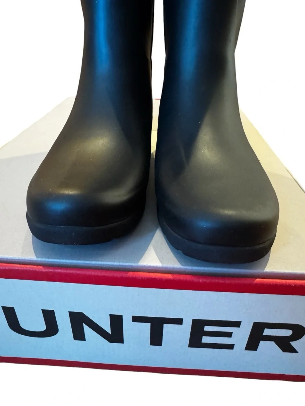 Hunter Original Black Backstrap Tall Rain Boots Buckle Waterproof Wellies